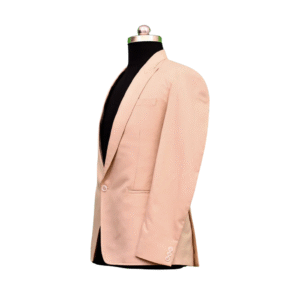 SKIN COLOUR DRESS COAT LUXRY